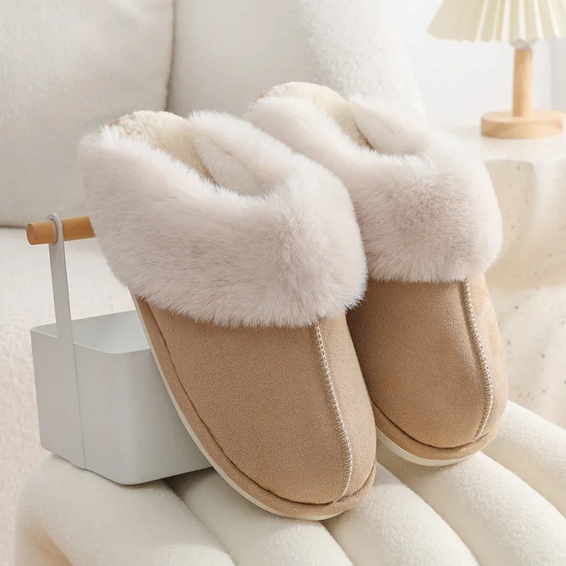 Women Soft Lining Plush winter home Slippers