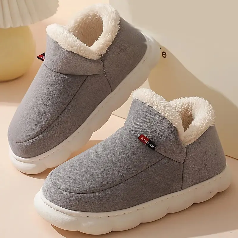 Women's Chunky Plush Winter Slippers | For Everyday Wear