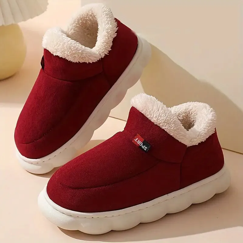 Women's Chunky Plush Winter Slippers | For Everyday Wear