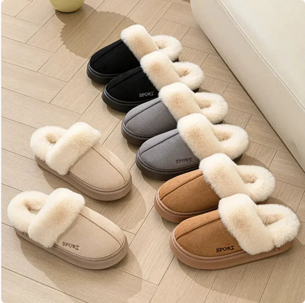 Women's Faux Suede Slippers