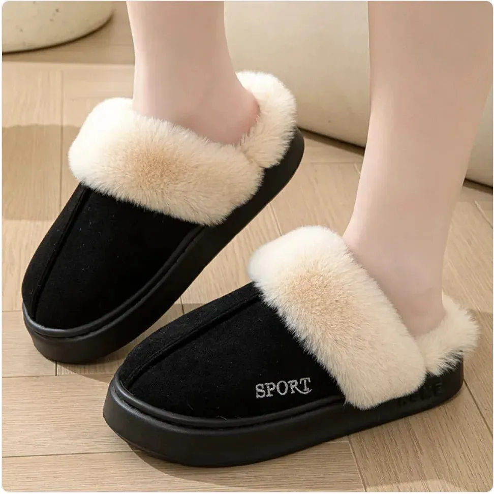 Women's Faux Suede Slippers