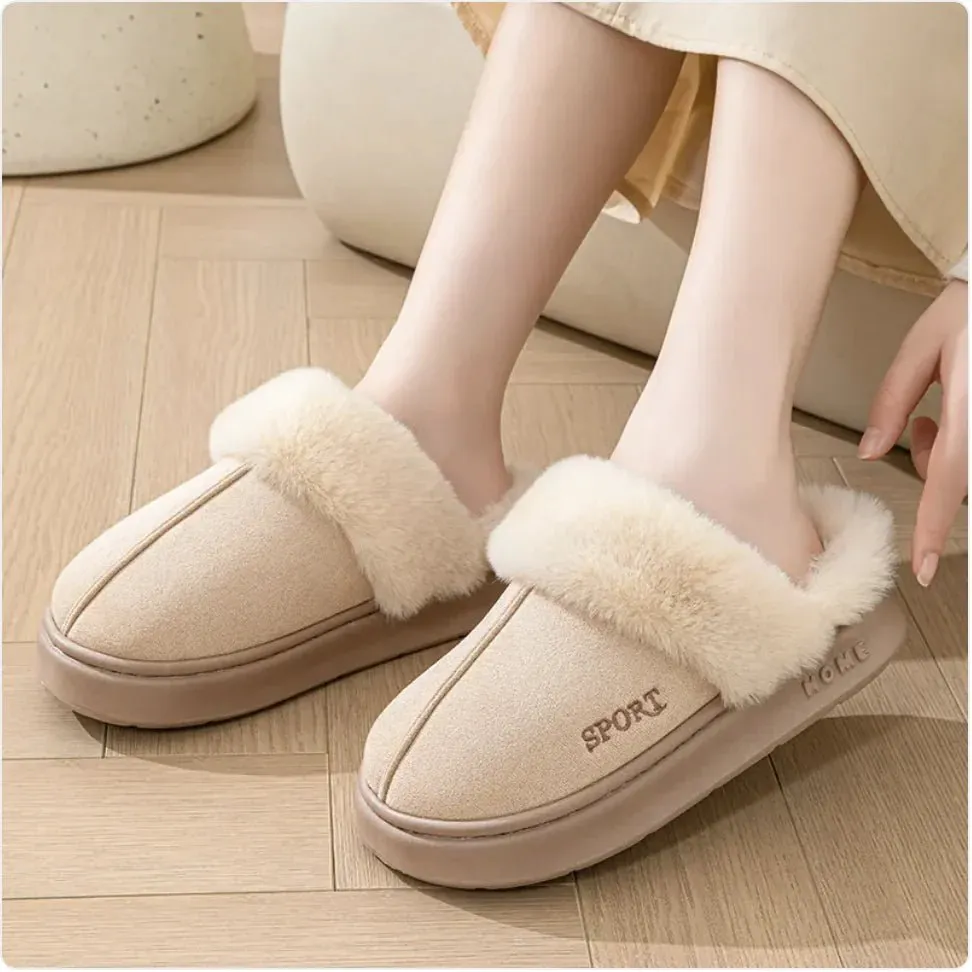 Women's Faux Suede Slippers