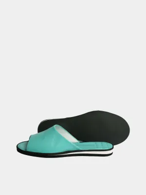 Women's mint slippers Model 1119 Nappa Leather