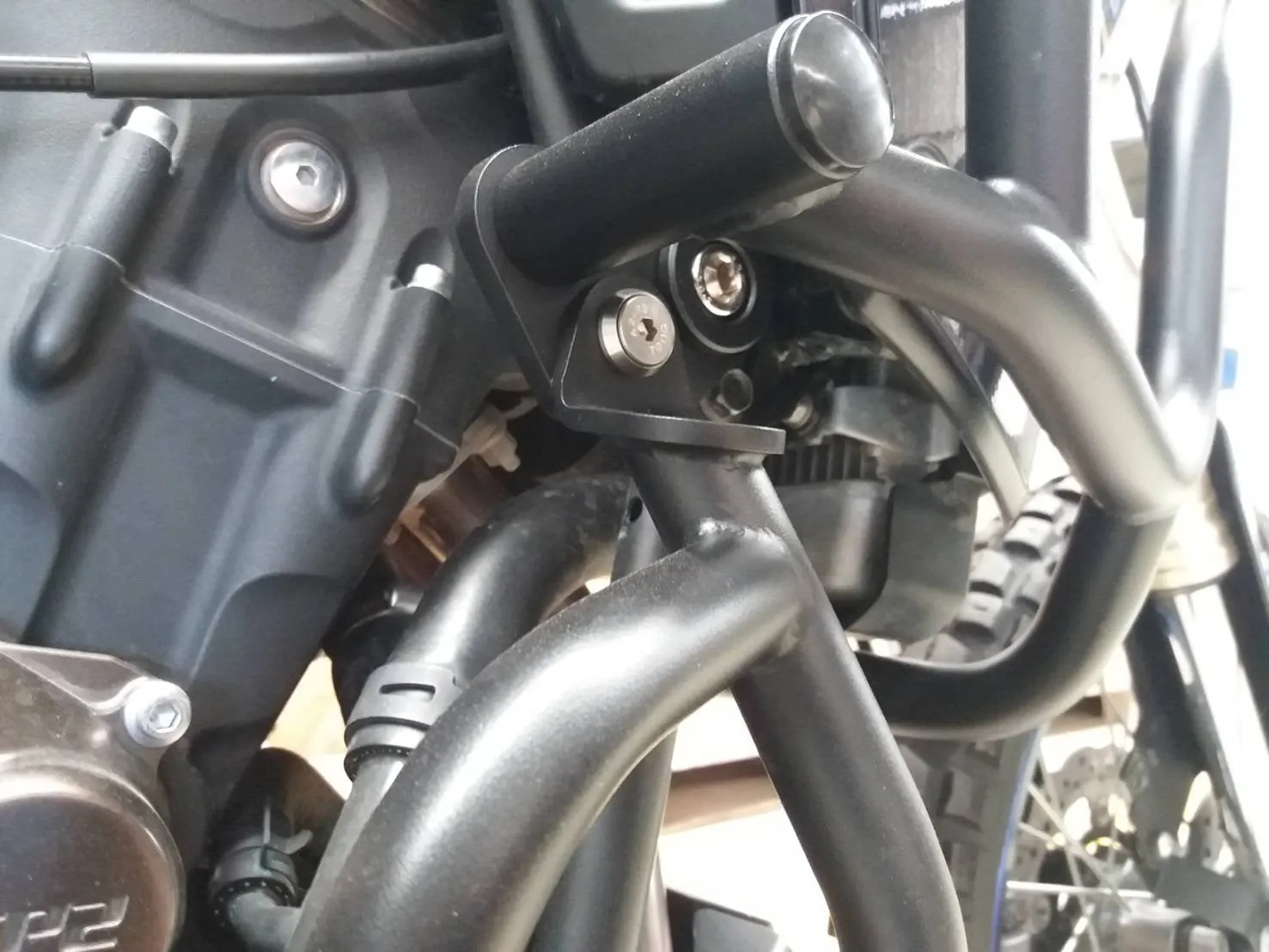 YAMAHA TENERE 700 Lower Crash Bars (Stainless steel)