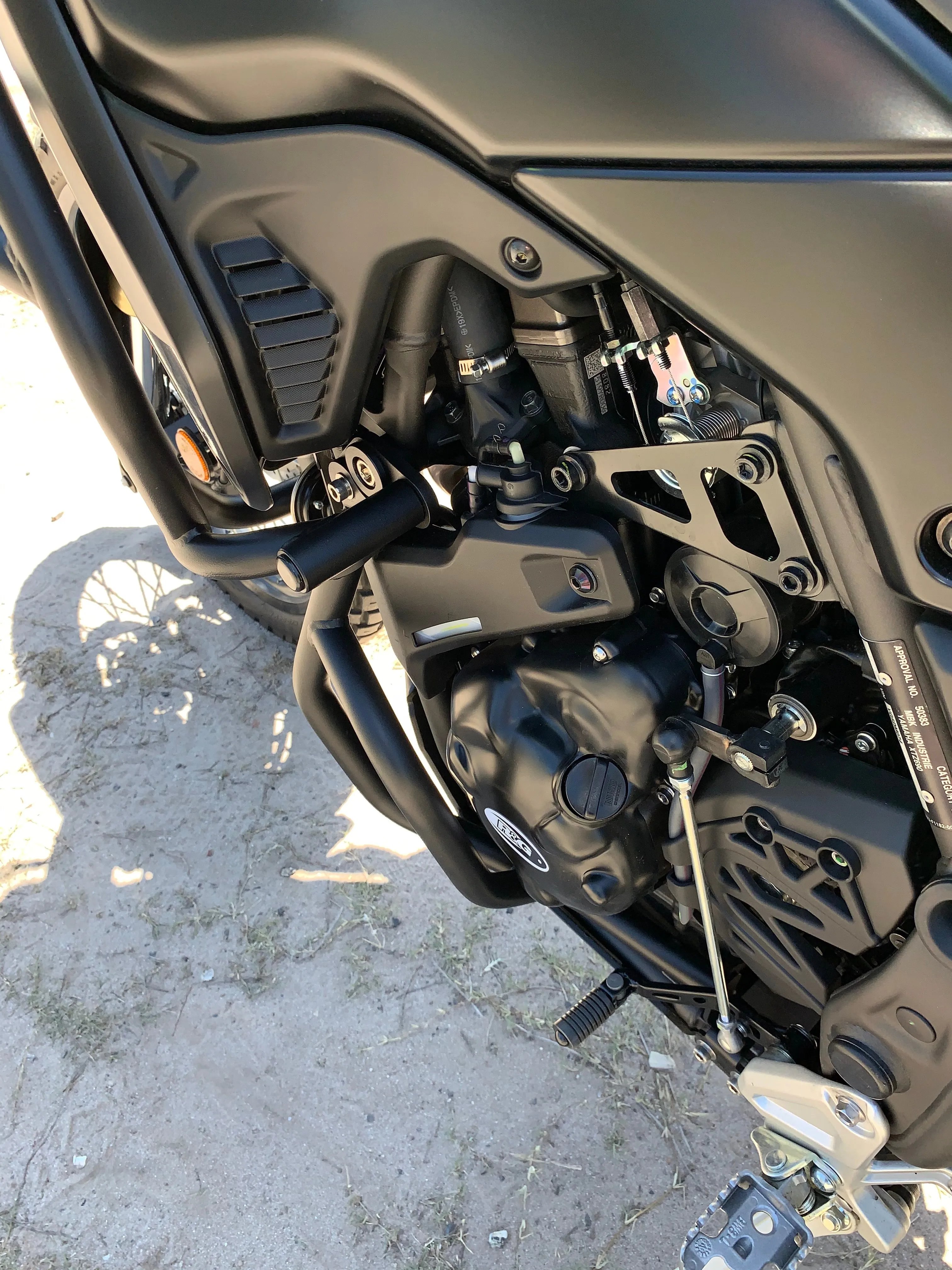 YAMAHA TENERE 700 Lower Crash Bars (Stainless steel)