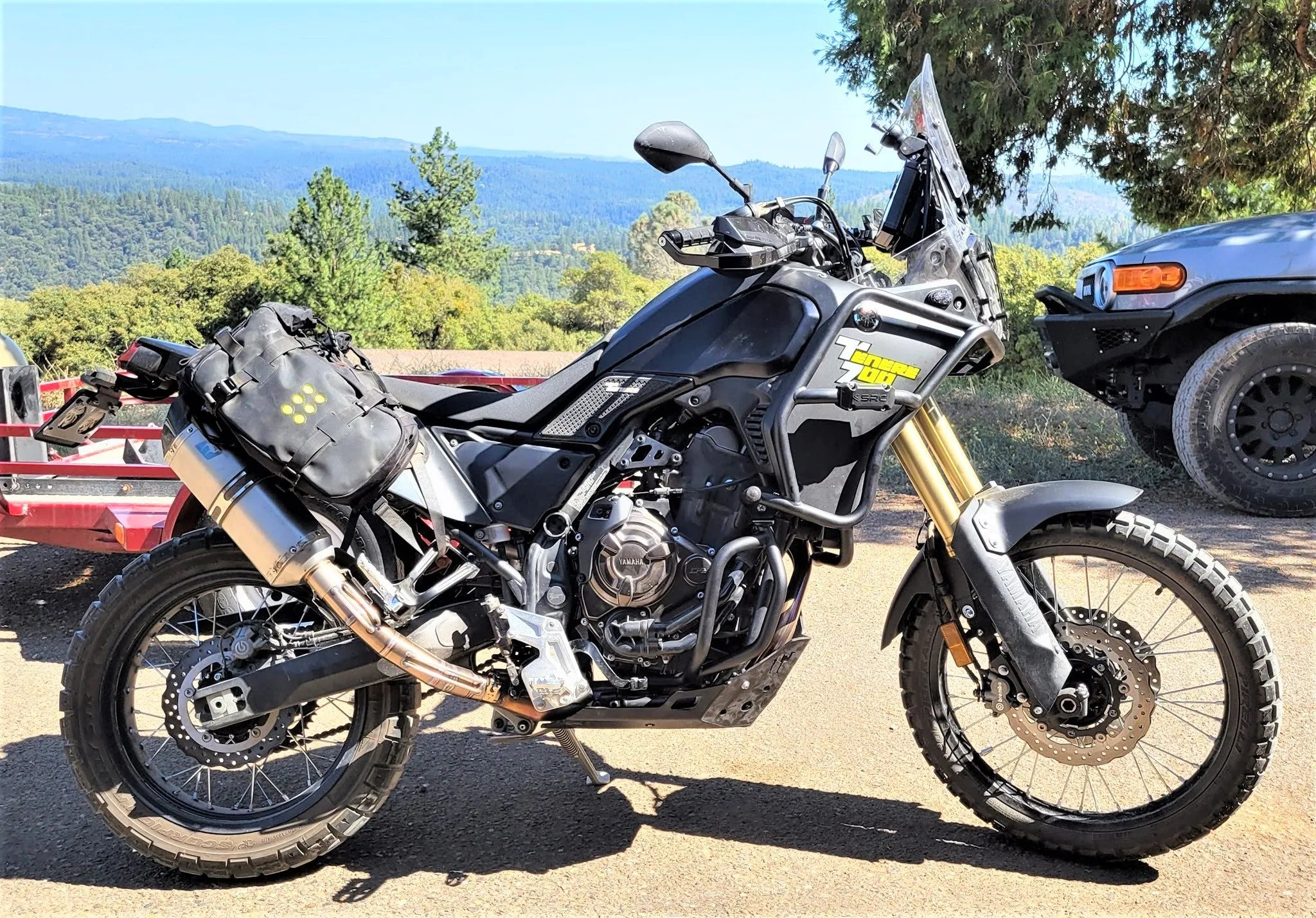 YAMAHA TENERE 700 Lower Crash Bars (Stainless steel)