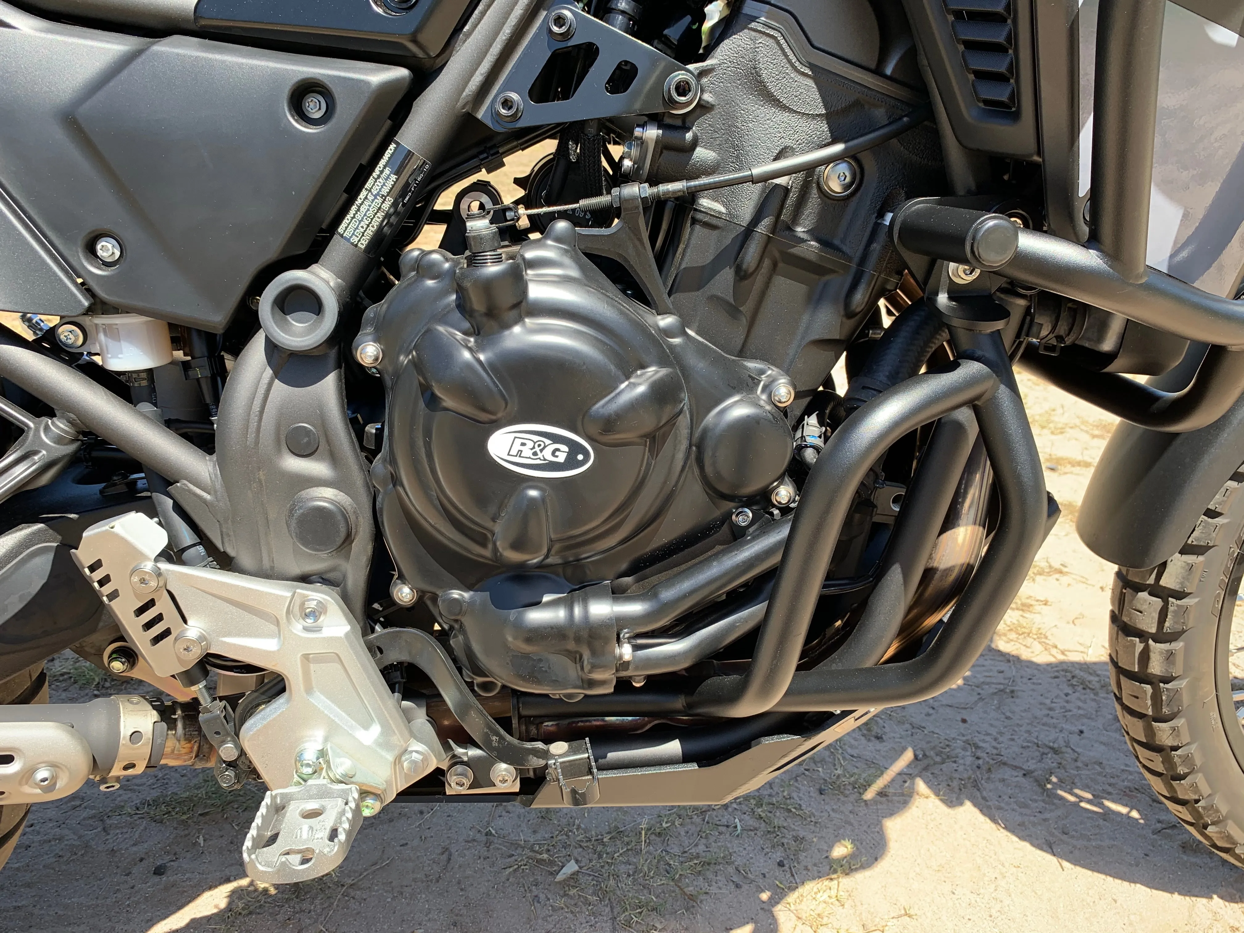 YAMAHA TENERE 700 Lower Crash Bars (Stainless steel)