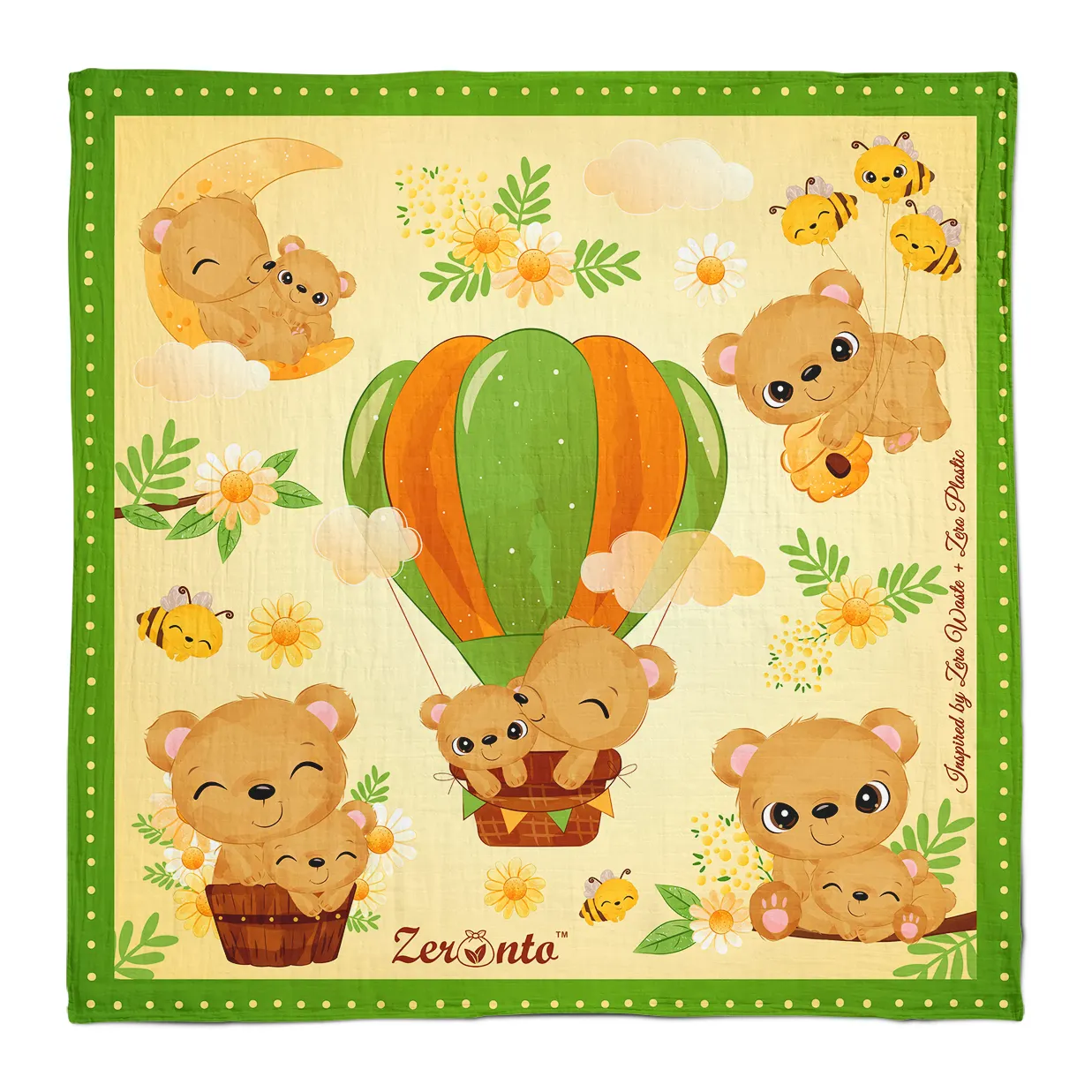 Zeronto Twin Baby Gift Basket - Little Ketchup & Mustard Cuties