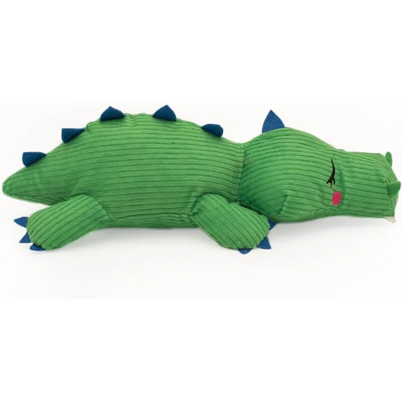 Zippy Paws Snooziez Alligator with Shhqueaker